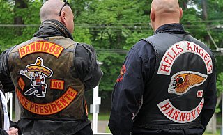 Zwischen Bandidos und Hells Angels kam es bereits häufiger zu Auseinandersetzungen. Auch der "Frieden von Hannover" hat die Wogen nicht geglättet. - picture alliance / dpa