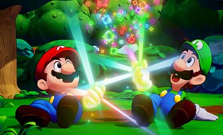 Unschlagbares Duo: In "Mario und Luigi: Brothership" stürzen wir uns mit dem eingespielten Brüderpaar ins Abenteuer. - Nintendo