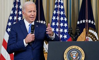 US-Präsident Joe Biden signalisiert Offenheit für die Arbeit mit Republikanern. - Susan Walsh/AP/dpa