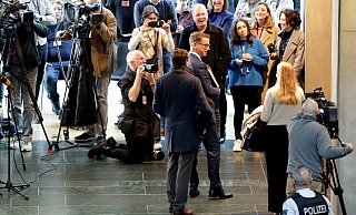Carsten Linnemann aus Paderborn, Generalsekretär der CDU, auf dem Weg zu den Sondierungsgesprächen in Berlin. - imago/Jens Schicke