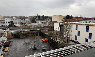 Die Bauarbeiten am Ravensberger Gymnasium werden die Stadt noch weit über das Jahr 2021 hinaus begleiten. - Frank-Michael Kiel-Steinkamp