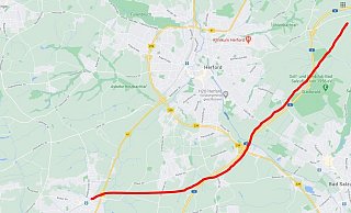 Einschneidende Auswirkungen hätte der Trassenverlauf für das Herforder Stadtgebiet. - Bündnis 90/Die Grünen