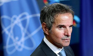 Rafael Mariano Grossi, Chef der Internationalen Atomenergiebehörde (IAEA). - Michael Sohn/AP-Pool/dpa