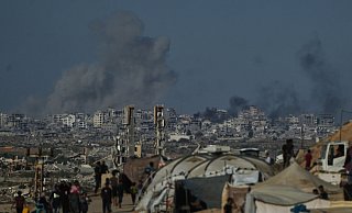 Die Gaza-Verhandlungen laufen laut Donald Trump gut. - Abdel Kareem Hana/AP/dpa