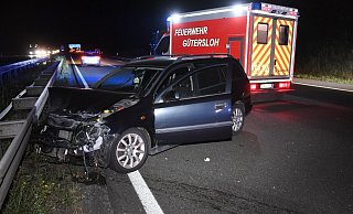 Der Mann war nach Angaben der Autobahnpolizei Bielefeld alkoholisiert Auto gefahren, einen Führerschein konnten die Beamten allerdings nicht sicherstellen. - Andreas Eickhoff