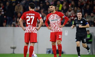 Der SC Freiburg musste sich dem SC Paderborn geschlagen geben. - Philipp von Ditfurth/dpa
