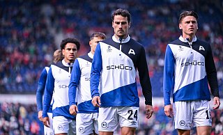 Arminia-Profi Christopher Lannert (im Vordergrund) war zuletzt nicht mehr erste Wahl. - Teresa Kroeger