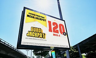 Der Mega-Jackpot von 120 Millionen Euro wurde nicht geknackt und geht in die zweite Runde: Am kommenden Freitag (9. Mai) besteht die nächste Chance auf einen dreistelligen Millionengewinn. In Gewinnklasse 2 warten rund 21 Millionen Euro. - © Schlag & Roy GmbH