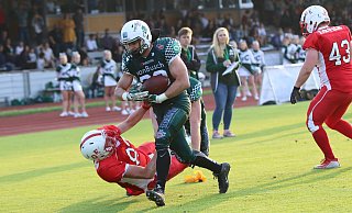 Startet durch: Jannis Knauer von den Bulldogs. - Andre Zarnke