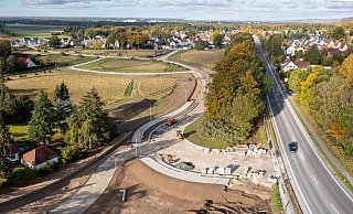 Wer einen Platz im Neubaugebiet in Amshausen ergattern konnte, darf sichglücklich schätzen. Unser Luftbild wurde im Oktober aufgenommen. - Ulrich Fälker