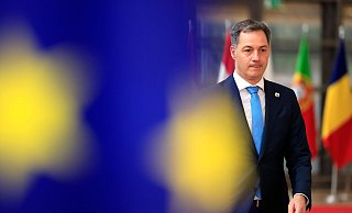 Belgien Premierminister Alexander De Croo: «Wir können diese Art der russischen Bedrohung in unserer Mitte nicht zulassen.» - Geert Vanden Wijngaert/AP/dpa