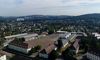 Die ehemalige Hammersmith-Kaserne und der Exerzierplatz. - SEH