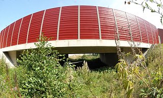 Eine Grünbrücke an der A33. - Nicole Donath