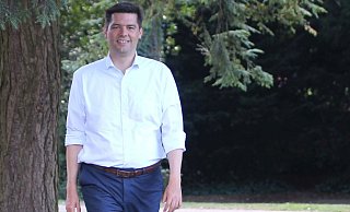 Landratskandidat der CDU: Mirco Schmidt ist 48 Jahre alt und Familienrichter in Herford. - Jobst Lüdeking