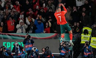 Cristiano Ronaldo setzte sich mit Portugal gegen Dänemark durch - Armando Franca/AP/dpa