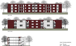 Umstritten: Das städtische Projekt Im Siekerfelde, bei dem 24 Wohnungen für einkommensschwache Familien geplant sind. - Daum