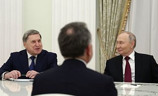 Der Kreml bezeichnete das Treffen mit US-Vertretern als nützliches Gespräch. - Alexander Kazakov/Sputnik, Kremlin Pool via AP/dpa