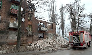 Die von der Ukraine kontrollierte Stadt Kramatorsk im Norden des Gebietes Donezk ist durch eine Vielzahl russischer Angriffe schwer zerstört. (Archivbild) - -/ukrin/dpa