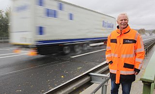 Erleichtert nach dreieinhalb Jahren Notreparatur: Heiko Rumpel von der Autobahn GmbH Westfalen hat die Baustelle verantwortet. - Ulf Hanke