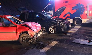 Beide Fahrzeuge wurden stark beschädigt. - Ekkehard Wind