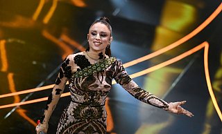 Sängerin Angelina Mango hat beim Sanremo Musikfestival gewonnen. - Marco Alpozzi/LaPresse/AP/dpa
