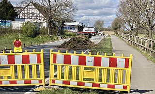Die B61 (früher B239) war seit Ende März in Höhe der Firma Peter Lacke vollgesperrt. - Alexander Jenniches