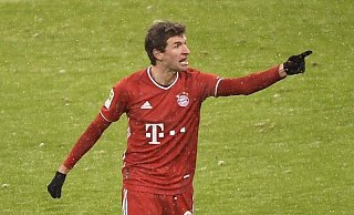 Olympia spielt in den Planungen von Bayern-Profi Thomas Müller keine Rolle. - Foto: Lukas Barth-Tuttas/epa/Pool/dpa