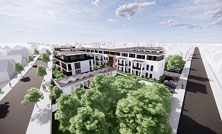 So sieht der Entwurf für die ehemalige Grundschule Löhne-Bahnhof aus. - GSWG Senne