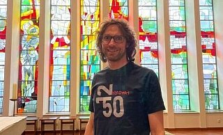Die Katholische Kirche St. Johannes Baptist zählt für den Buchhändler Andreas Oelschläger zu den Liebslingsorten in seiner Heimatstadt Lübbecke. - Stefanie Fangmeier Die Katholische Kirche St. Johannes Baptist zählt für den Buchhändler Andreas Oelschläger zu den Liebslingsorten in seiner Heimatstadt Lübbecke. - Stefanie Fangmeier
