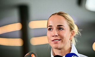DFB-Kapitänin Giulia Gwinn fehlt dem FC Bayern gegen Bayer Leverkusen. - Sebastian Christoph Gollnow/dpa