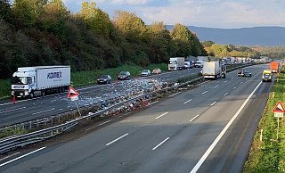 Auf der A2 kam es am Montag lange zu Einschränkungen. - Polizei