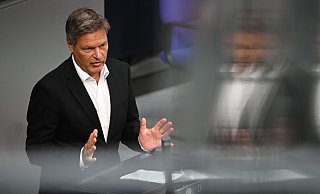 Ex-Vizekanzler Habeck will Abstand vom Politikbetrieb finden. (Archivbild) - Anna Ross/dpa
