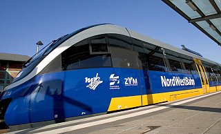 Die Nordwestbahn von Schloß Holte nach Bielefeld musste in Sennestadt eine Vollbremsung durchführen, um eine Kollision zu verhindern. - Symbolfoto: dpa