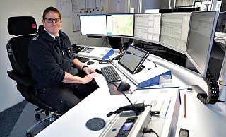 Jürgen Romund, neuer Leiter der Kreisleitstelle und der Kreisfeuerwehrzentrale in Brakel. - Simone Flörke