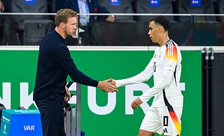 Bundestrainer Nagelsmann bedauert die Verletzung von Jamal Musiala sehr. - Tom Weller/dpa