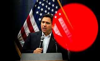 Der Republikaner Ron DeSantis gilt seit längerem als größter parteiinterner Konkurrent von Donald Trump. - Joseph Cress/Iowa City Press-Citizen via AP/dpa