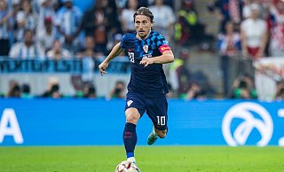 Kroatiens Luka Modric in Aktion. - Tom Weller/dpa