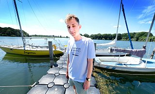 Gerade im Sommer zählt der Linteler See für Stefan Schneidt zu seinen Lieblingsorten. - Andreas Frücht Gerade im Sommer zählt der Linteler See für Stefan Schneidt zu seinen Lieblingsorten. - Andreas Frücht