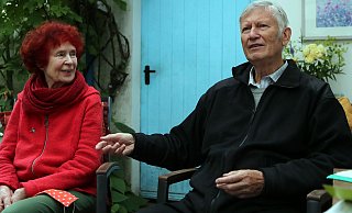 Orlinde und Joachim Radkau beim Gespräch über die Corona-Pandemie und deren Folgen. - Wolfgang Rudolf