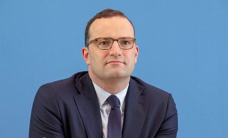 Gesundheitsminister Jens Spahn soricht am 26. August in Hövelhof. - epd-bild/Rolf Zoellner