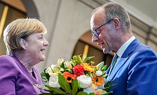 Solche Bilder wird es am 70. Geburtstag von Friedrich Merz nicht geben. (Archivbild) - Kay Nietfeld/dpa