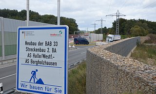 Das letzte Teilstück der A33 zwischen Halle und Borgholzhausen wird bald eröffnet. - Andreas Großpietsch