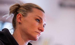 Alexandra Popp hat mit einer Fußreizung zu kämpfen. - Rolf Vennenbernd/dpa