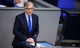Der Linken-Vorsitzende Dietmar Bartsch macht seinem Ärger über die Ampel-Koalition Luft. - Bernd von Jutrczenka/dpa