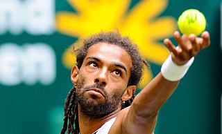 Dustin Brown ist als fünfter von zunächst sechs deutschen Profis ausgeschieden. - Christian Weische