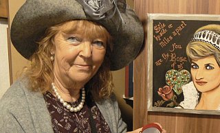 Immer noch Fan: Evelyn Marie Seidel. - Christine Longère