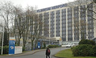 Das Klinikum Herford hatte am Montagmittag so viele Covid-19-Patienten in Behandlung wie nie. - Natalie Gottwald