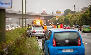 Unfälle auf dem OWD – wie am Mittwochmorgen – sorgen im Nu für Staus in der gesamten Stadt - Christian Mathiesen