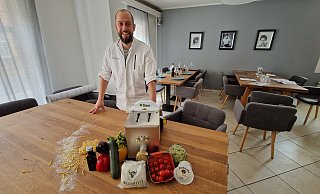 Marcel Attianese eröffnet in Kürze in Halle sein erstes eigenes Restaurant mit mediterraner Küche. - Uwe Pollmeier
