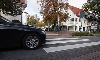 Darum geht es unter anderem: Welche Regeln gelten am Fußgängerüberweg (zum Beispiel vor dem Haus „Wiepeldoorn“)? - sk